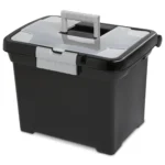 Sterilite Portable File Box Plastic,